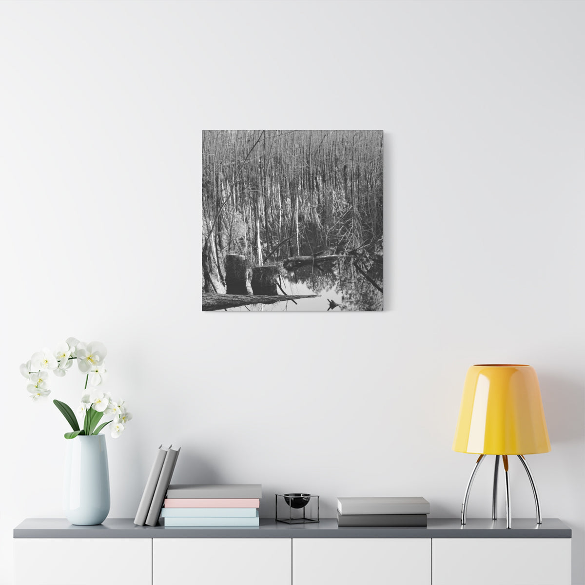 Marsh Stumps Canvas