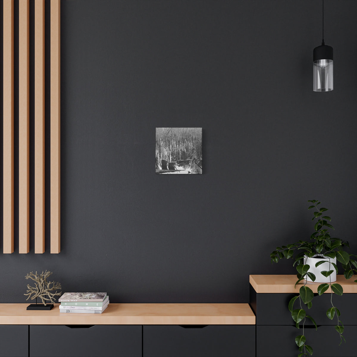 Marsh Stumps Canvas
