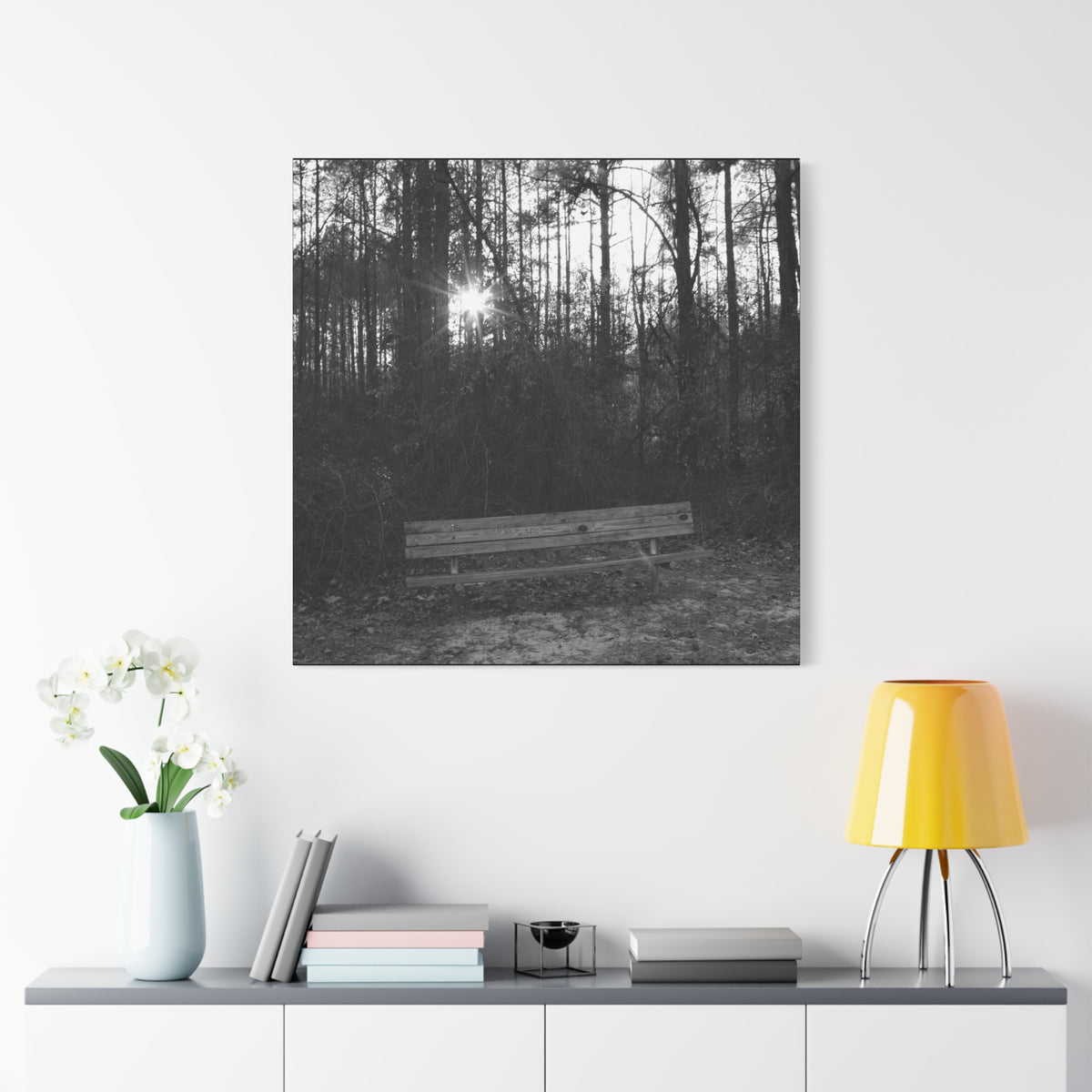 Forest Bench Canvas