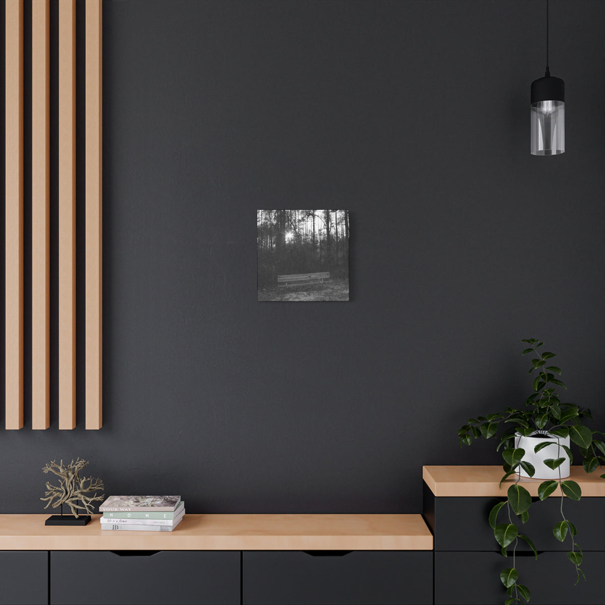 Forest Bench Canvas