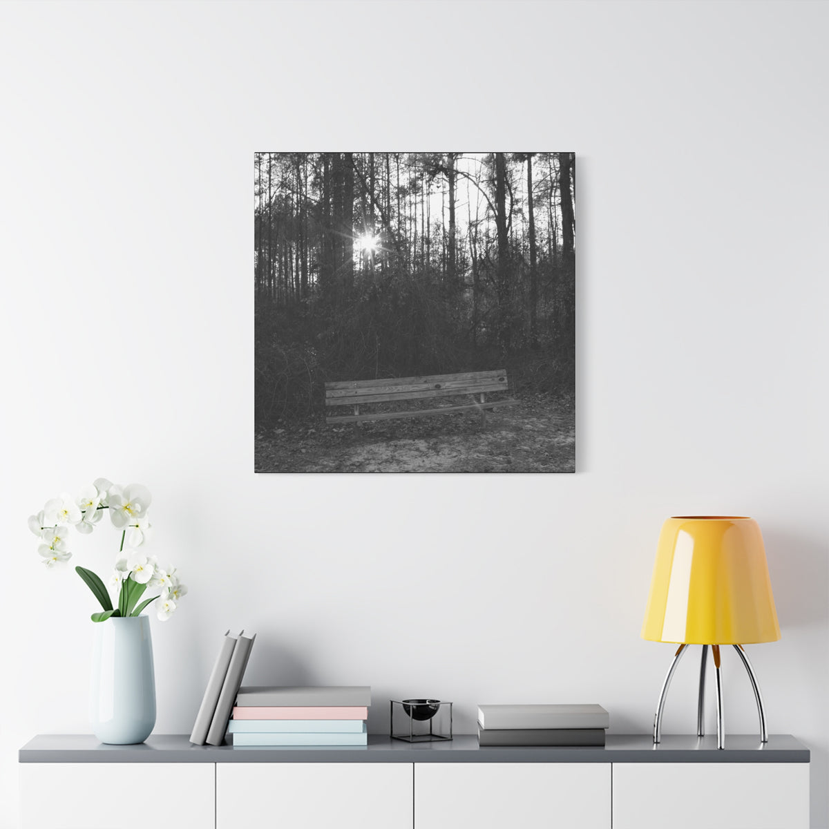 Forest Bench Canvas
