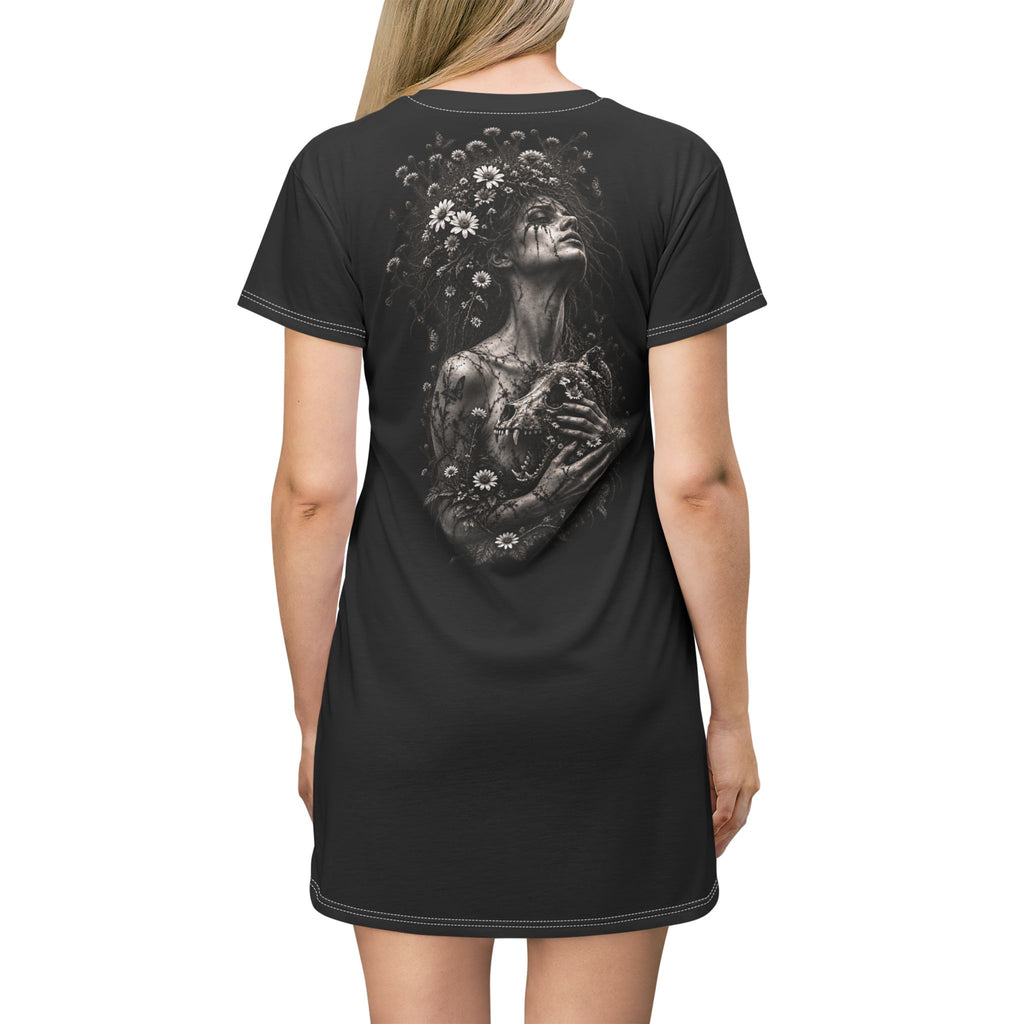 Like A Wildflower T-Shirt Dress