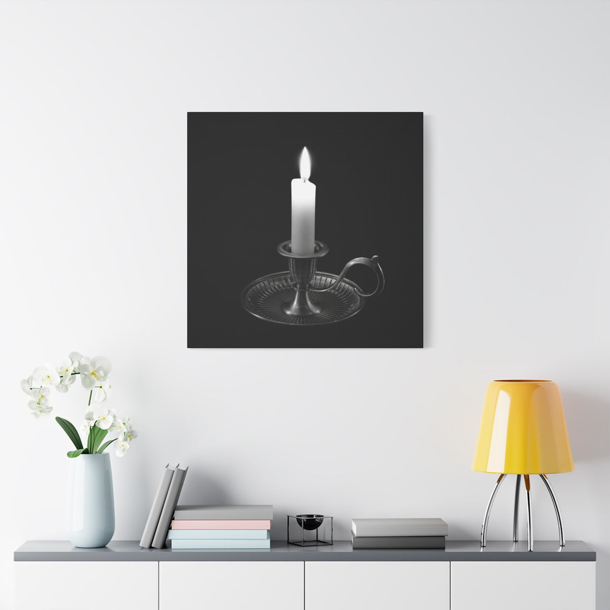 Small Candle Canvas