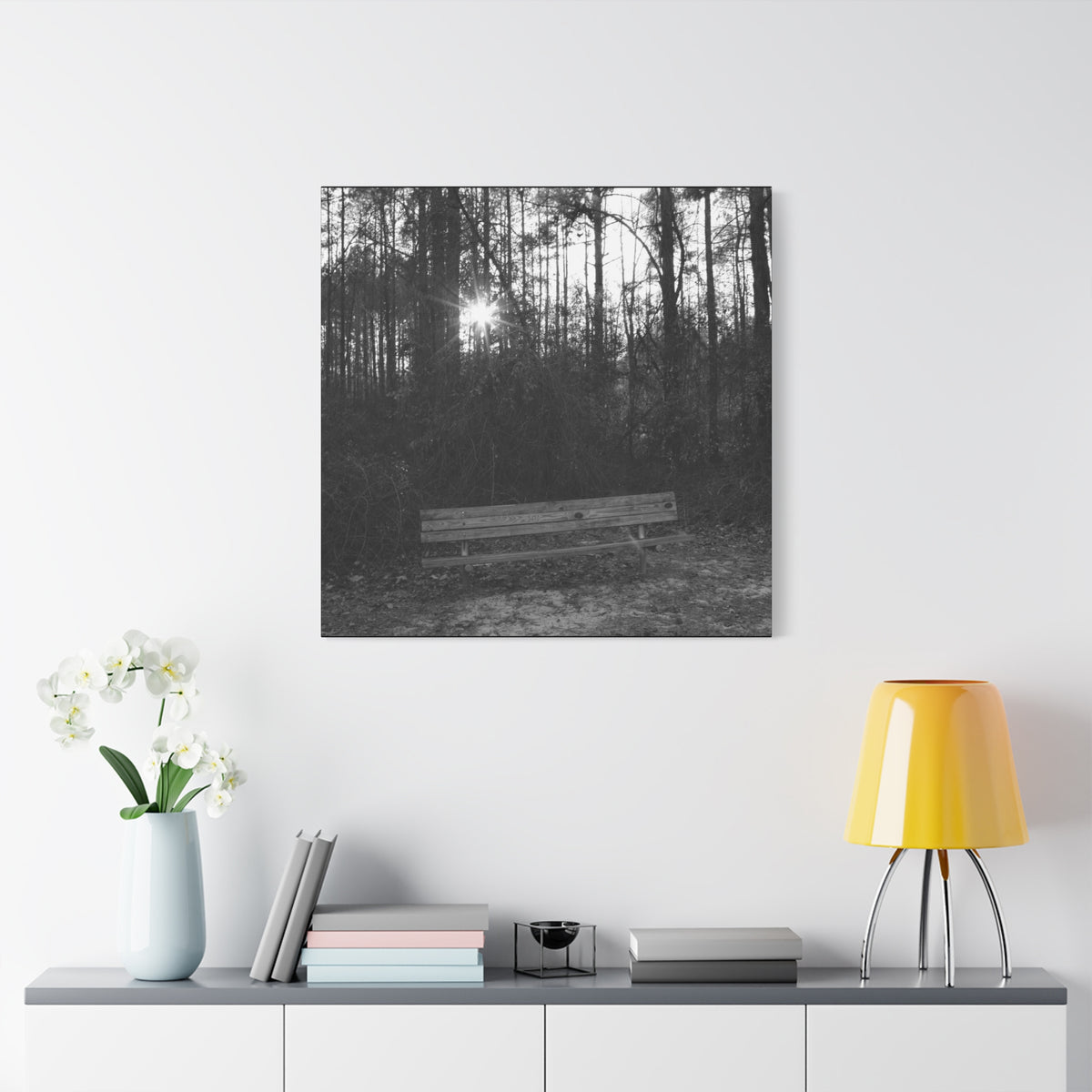Forest Bench Canvas
