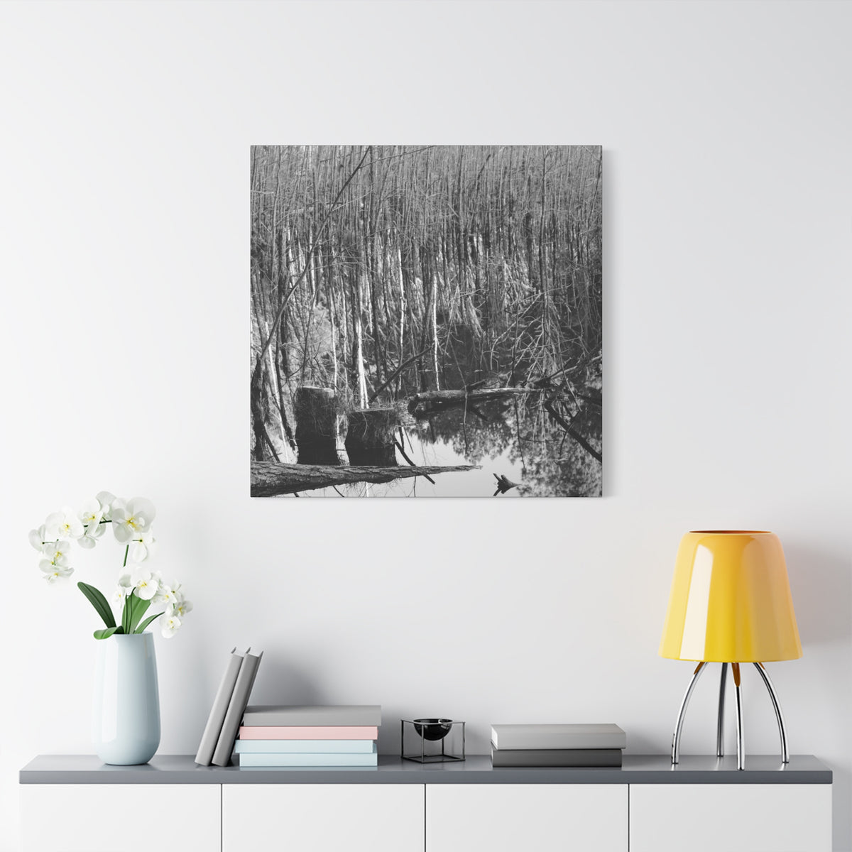 Marsh Stumps Canvas