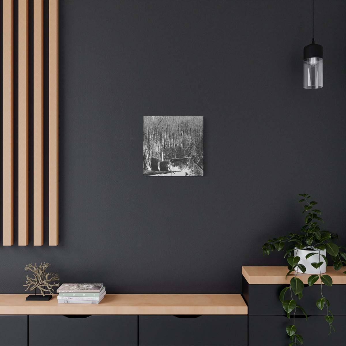 Marsh Stumps Canvas