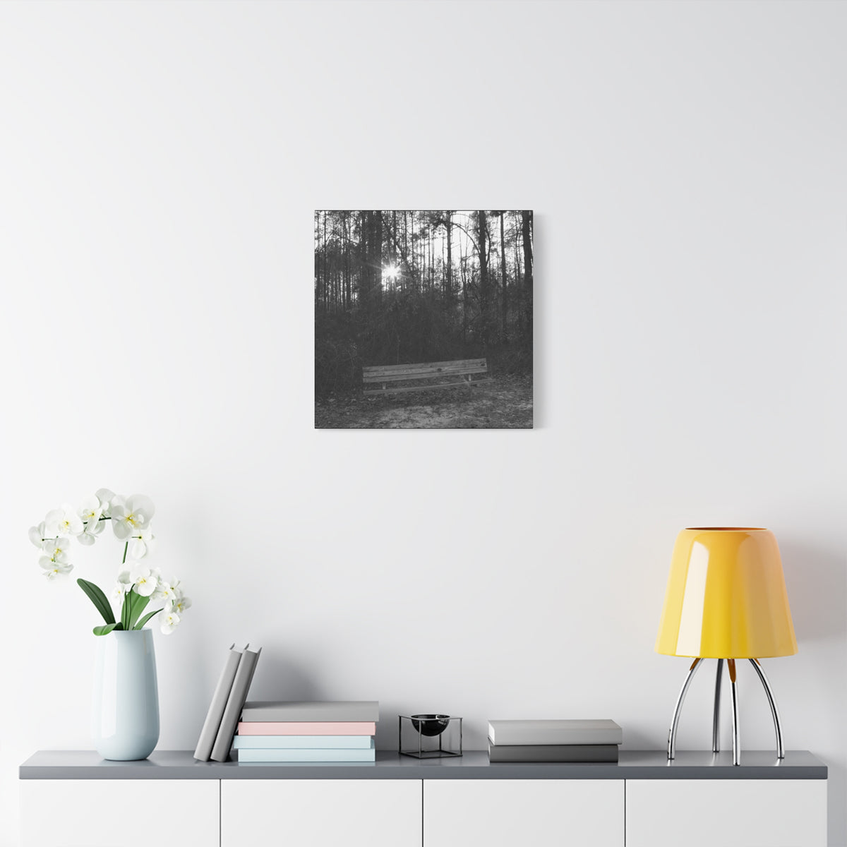 Forest Bench Canvas