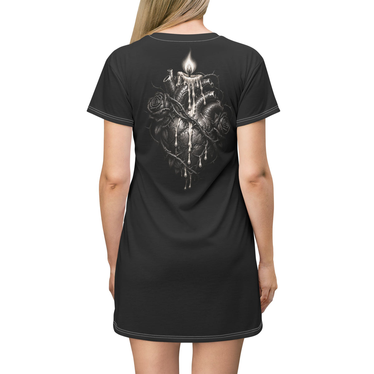 Like A Candle T-Shirt Dress