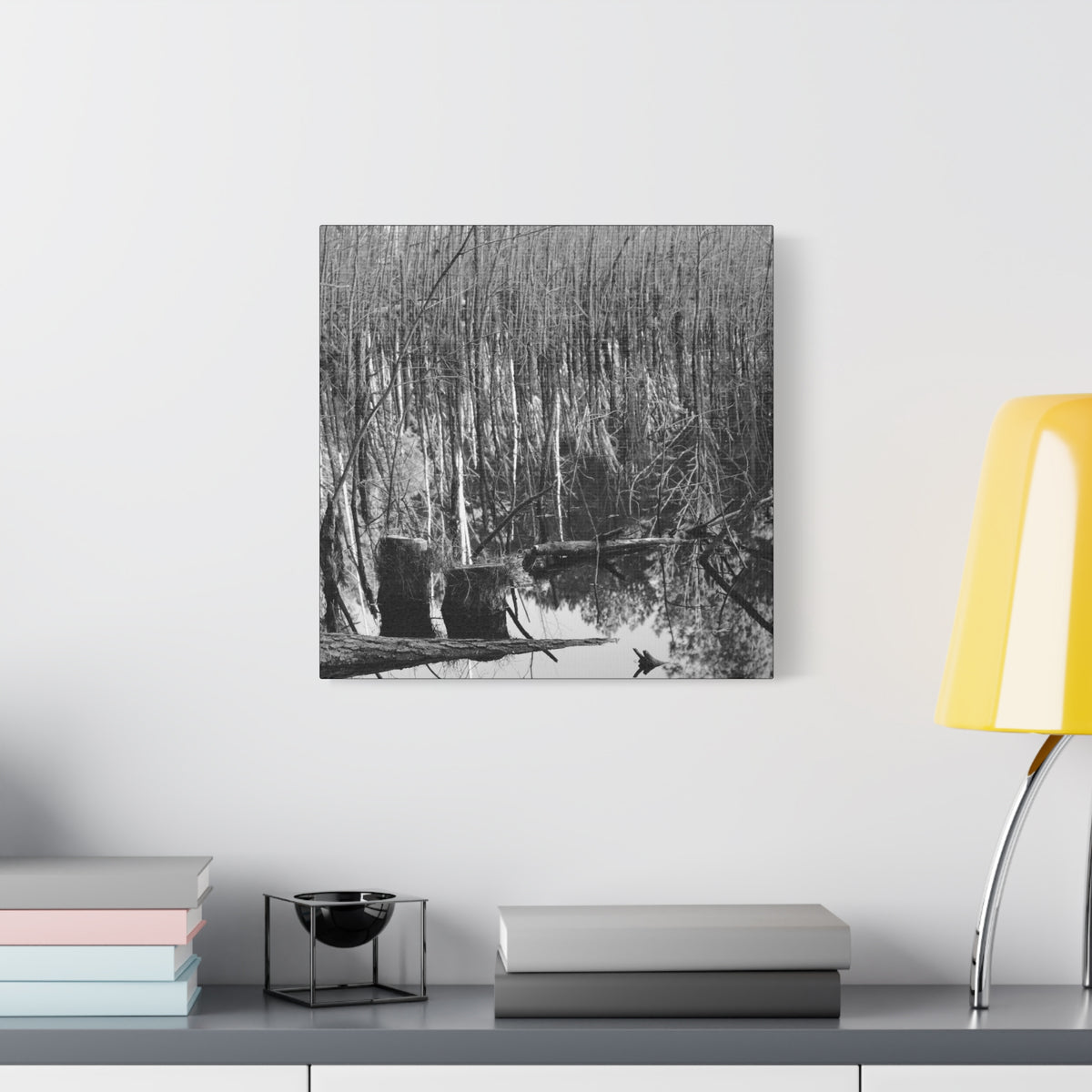 Marsh Stumps Canvas