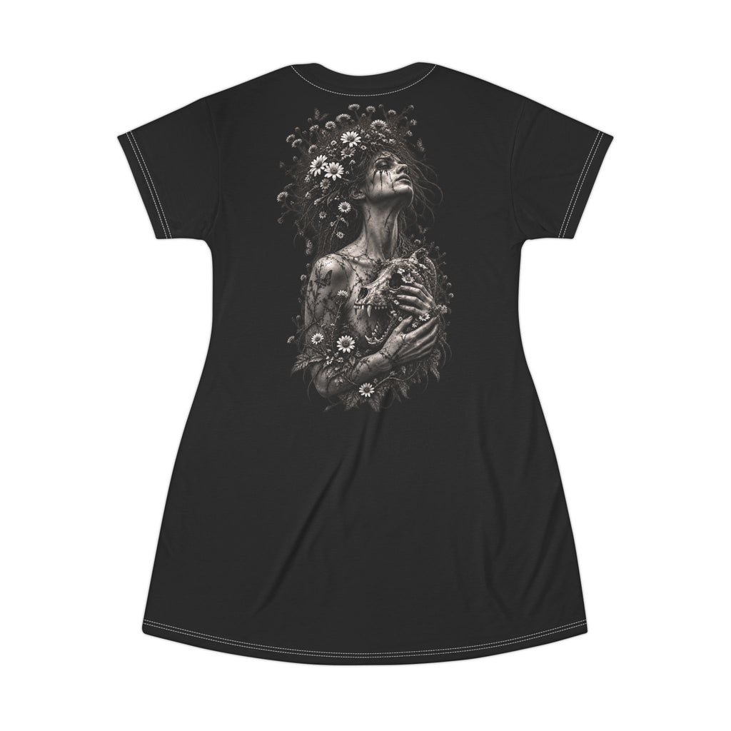 Like A Wildflower T-Shirt Dress