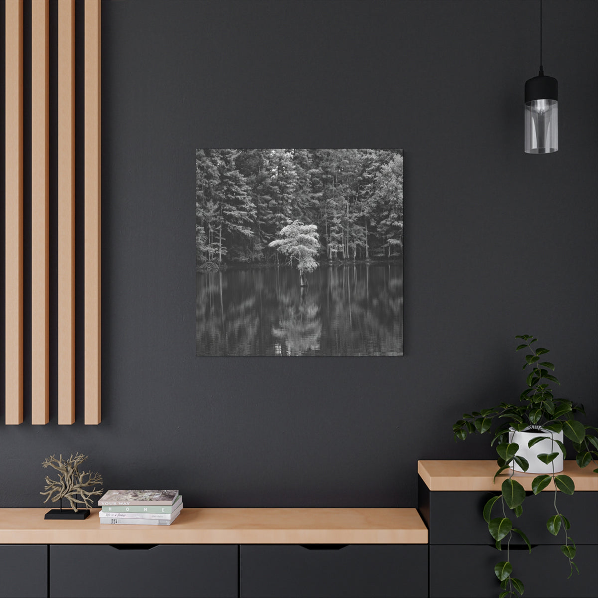 Marsh Solitary Tree Canvas