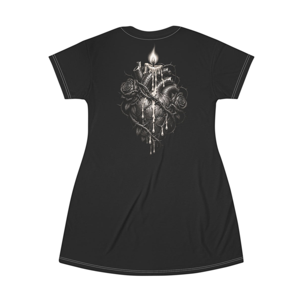 Like A Candle T-Shirt Dress