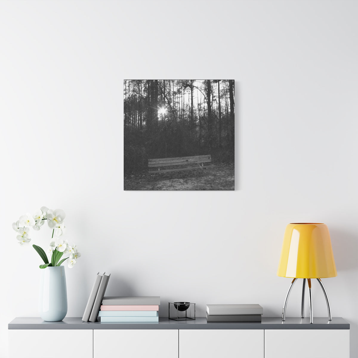 Forest Bench Canvas