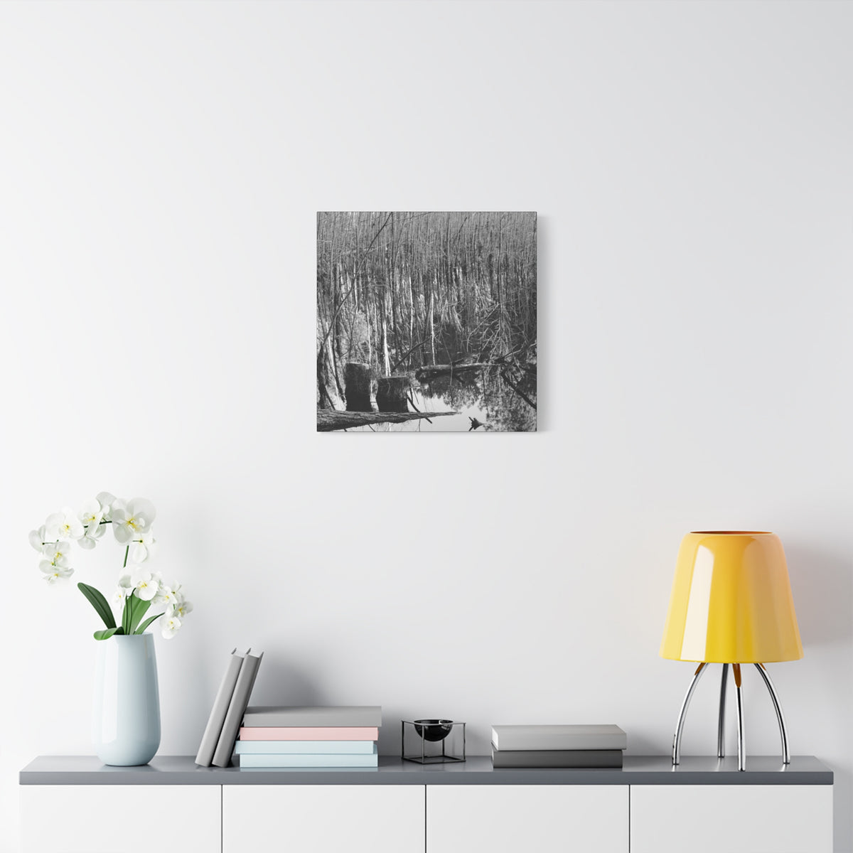 Marsh Stumps Canvas